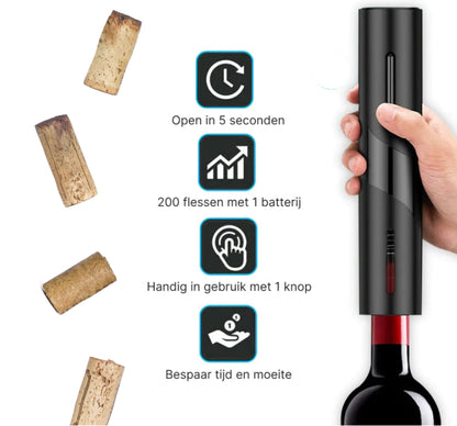 WineKnack Pro 2.0 - Luxe Elektrische Wijnopener