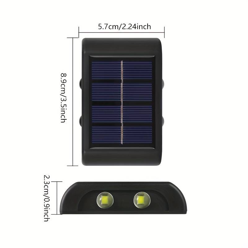 SunGlow Pro Tuinlampen op Zonne-energie Set 2 stuks