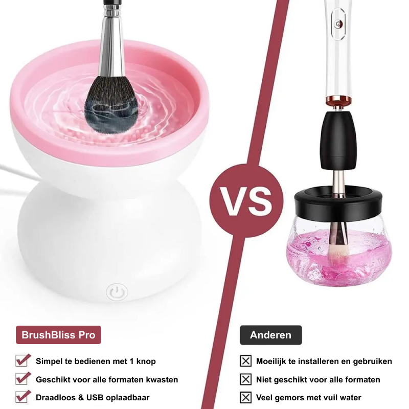 BrushBliss Pro™ · Make-up Kwasten Reiniger