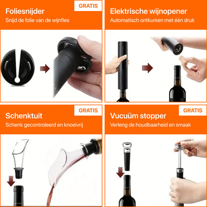 WineKnack Pro™ 2.0 · Elektrische Wijnopener