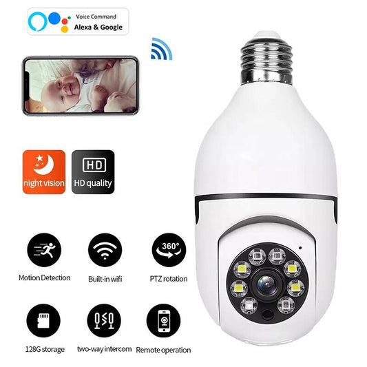 5G Bulb E27 Security Wifi Camera