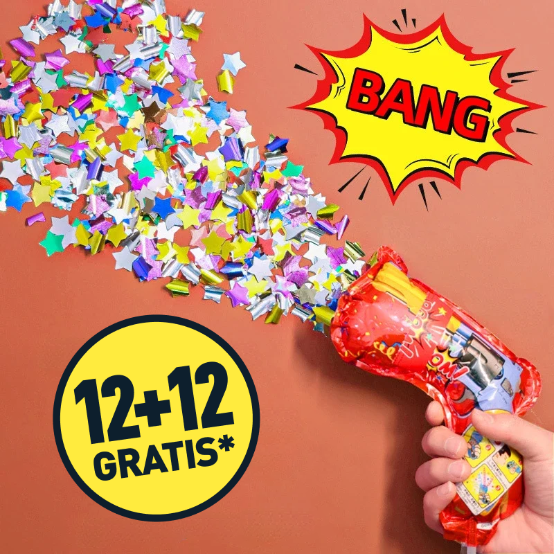 HappyConfetti Knacks · 12+12 Gratis!