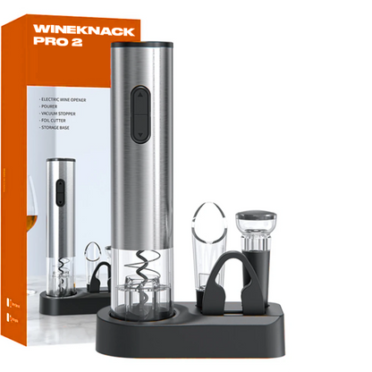 WineKnack Pro™ · Elektrische Wijnopener Luxe Geschenkset